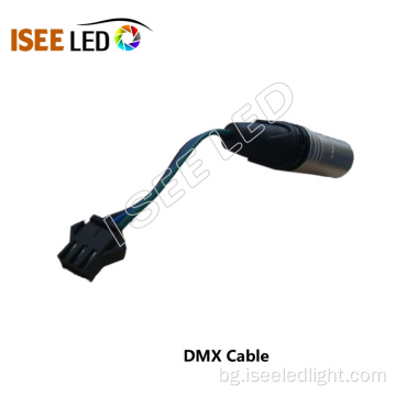RJ45 до 3 пин XLR DMX кабел